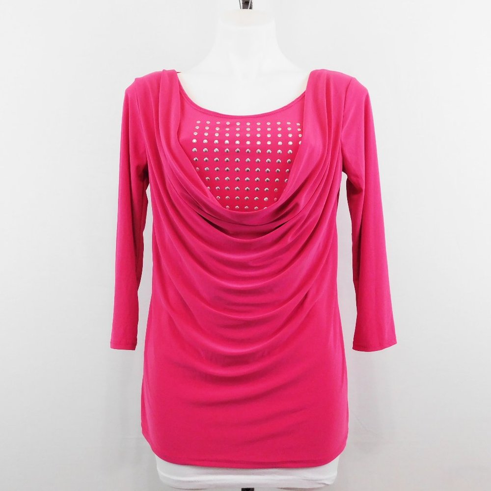 Jason Maxwell‎ Women Pink Top Shirt